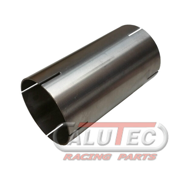 Produktbild von 2x Edelstahl Auspuff Adapter 50 Mm - Stecker Auf Buchse, Für Rohre, Austauschteil